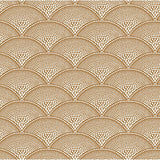 COLE & SON F111/8032.CS.0 FEATHER FAN CRM GINGR Fabric - Eade's Wallpaper