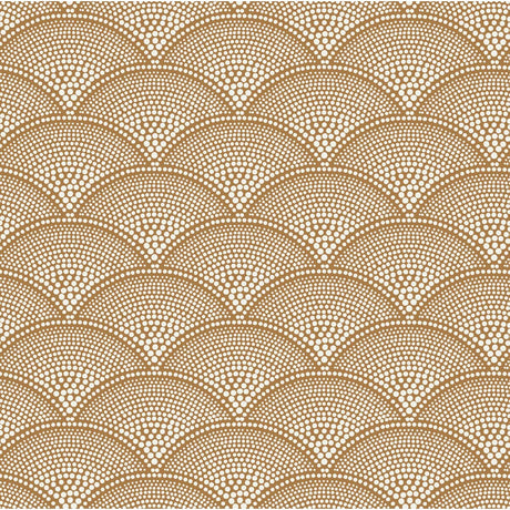 COLE & SON F111/8032.CS.0 FEATHER FAN CRM GINGR Fabric - Eade's Wallpaper