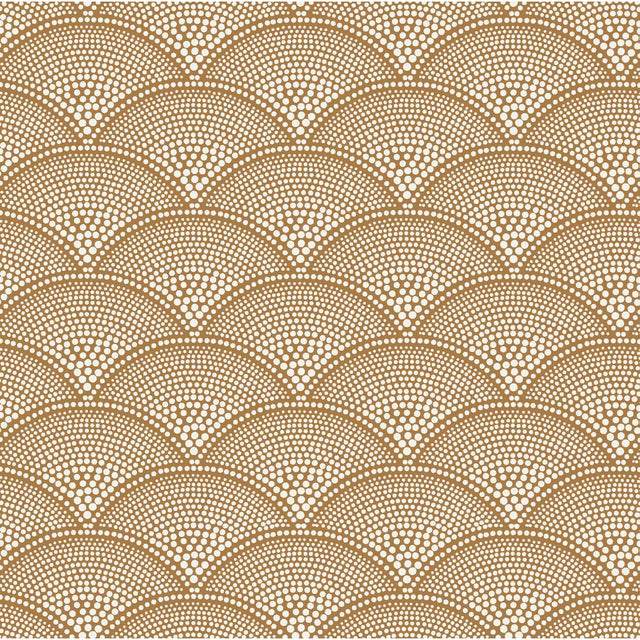 COLE & SON F111/8032.CS.0 FEATHER FAN CRM GINGR Fabric - Eade's Wallpaper