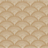 COLE & SON F111/8032.CS.0 FEATHER FAN CRM GINGR Fabric - Eade's Wallpaper
