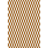 COLE & SON F111/9035.CS.0 TILE DRK GINGR CRM Fabric - Eade's Wallpaper