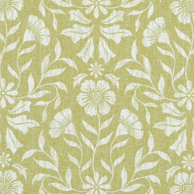 CLARKE AND CLARKE F1120/01.CAC.0 BERKELEY CITRON Fabric - Eade's Wallpaper