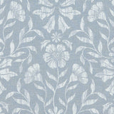 CLARKE AND CLARKE F1120/02.CAC.0 BERKELEY DENIM Fabric - Eade's Wallpaper