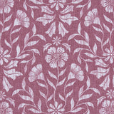 CLARKE AND CLARKE F1120/04.CAC.0 BERKELEY RASPBERRY Fabric - Eade's Wallpaper
