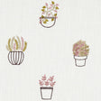 CLARKE AND CLARKE F1123/02.CAC.0 HIDCOTE DAMSON Fabric - Eade's Wallpaper