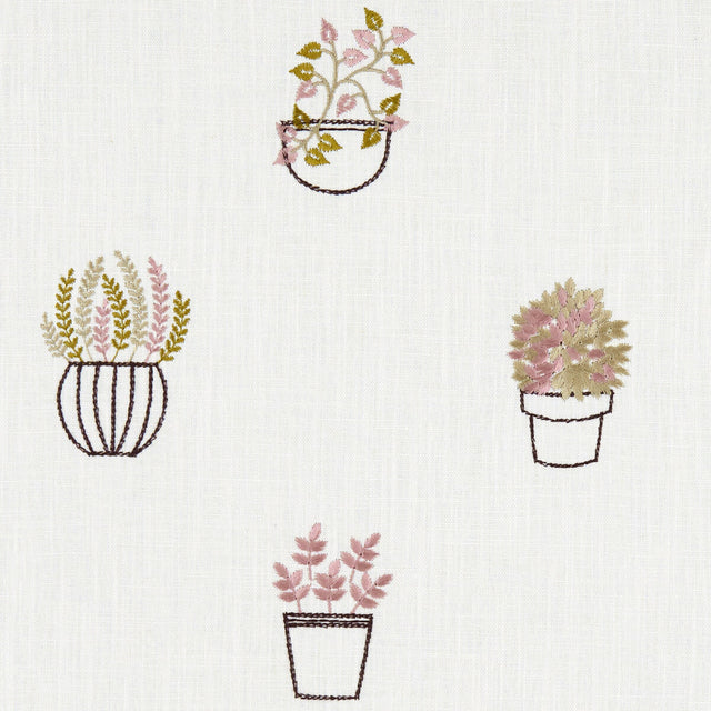 CLARKE AND CLARKE F1123/02.CAC.0 HIDCOTE DAMSON Fabric - Eade's Wallpaper