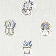 CLARKE AND CLARKE F1123/03.CAC.0 HIDCOTE DENIM Fabric - Eade's Wallpaper