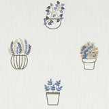 CLARKE AND CLARKE F1123/03.CAC.0 HIDCOTE DENIM Fabric - Eade's Wallpaper