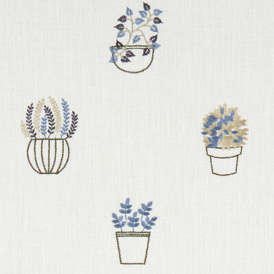 CLARKE AND CLARKE F1123/03.CAC.0 HIDCOTE DENIM Fabric - Eade's Wallpaper