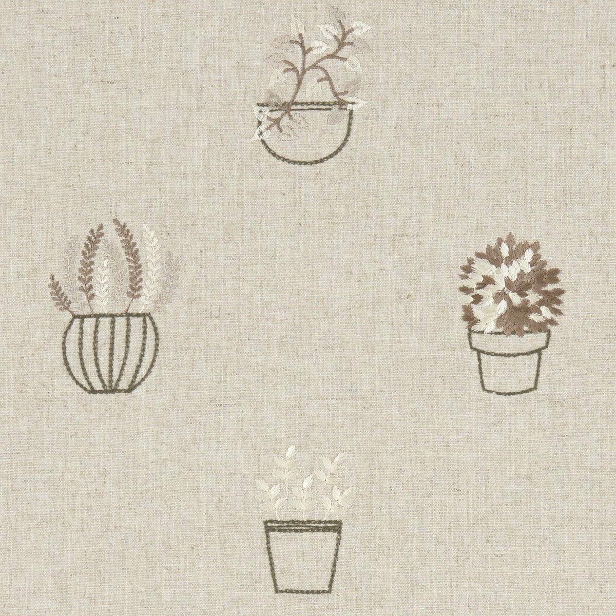 CLARKE AND CLARKE F1123/05.CAC.0 HIDCOTE NATURAL Fabric - Eade's Wallpaper