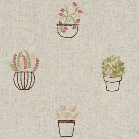 CLARKE AND CLARKE F1123/06.CAC.0 HIDCOTE SPICE Fabric - Eade's Wallpaper