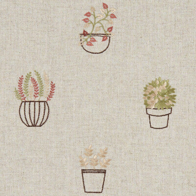 CLARKE AND CLARKE F1123/06.CAC.0 HIDCOTE SPICE Fabric - Eade's Wallpaper