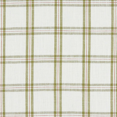 CLARKE AND CLARKE F1124/05.CAC.0 KELMSCOTT OLIVE Fabric - Eade's Wallpaper