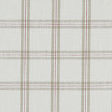 CLARKE AND CLARKE F1124/06.CAC.0 KELMSCOTT RASPBERRY/LINEN Fabric - Eade's Wallpaper