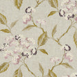 CLARKE AND CLARKE F1125/01.CAC.0 SUMMERBY DAMSON Fabric - Eade's Wallpaper