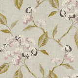 CLARKE AND CLARKE F1125/01.CAC.0 SUMMERBY DAMSON Fabric - Eade's Wallpaper