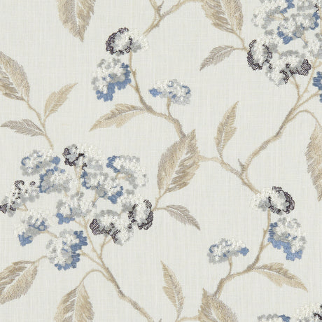 CLARKE AND CLARKE F1125/02.CAC.0 SUMMERBY DENIM Fabric - Eade's Wallpaper