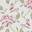 CLARKE AND CLARKE F1125/05.CAC.0 SUMMERBY RASPBERRY Fabric - Eade's Wallpaper