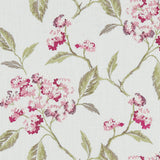 CLARKE AND CLARKE F1125/05.CAC.0 SUMMERBY RASPBERRY Fabric - Eade's Wallpaper