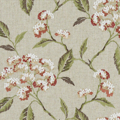 CLARKE AND CLARKE F1125/06.CAC.0 SUMMERBY SPICE Fabric - Eade's Wallpaper