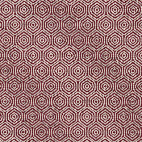 CLARKE AND CLARKE F1130/08.CAC.0 LUNAR RUBY Fabric - Eade's Wallpaper