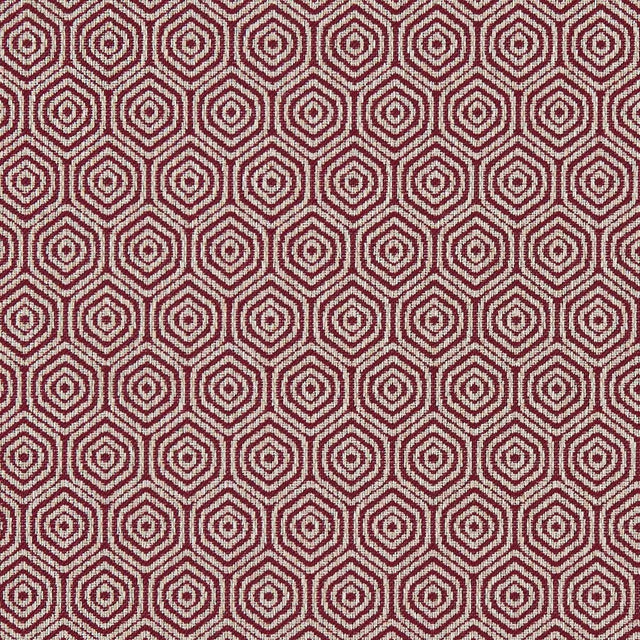 CLARKE AND CLARKE F1130/08.CAC.0 LUNAR RUBY Fabric - Eade's Wallpaper