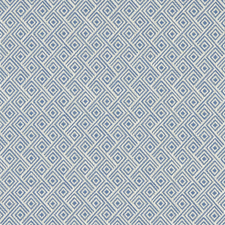 CLARKE AND CLARKE F1134/02.CAC.0 RHOMBUS DENIM Fabric - Eade's Wallpaper