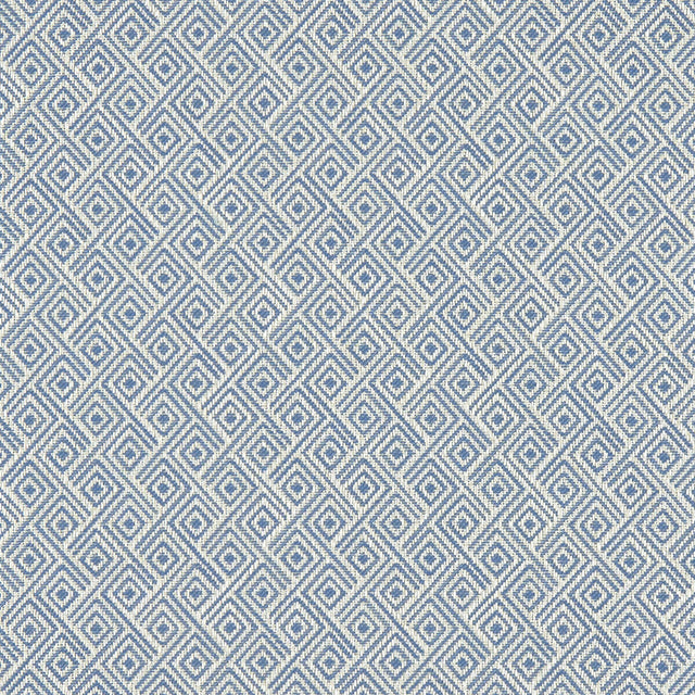 CLARKE AND CLARKE F1134/02.CAC.0 RHOMBUS DENIM Fabric - Eade's Wallpaper