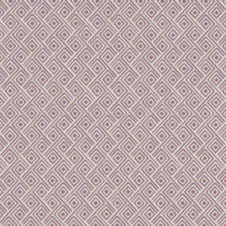 CLARKE AND CLARKE F1134/03.CAC.0 RHOMBUS HEATHER Fabric - Eade's Wallpaper