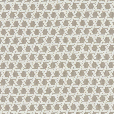 CLARKE AND CLARKE F1135/02.CAC.0 SATURN MOCHA Fabric - Eade's Wallpaper