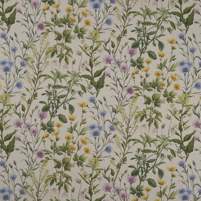 CLARKE AND CLARKE F1146/01.CAC.0 BUTTERCUP LINEN Fabric - Eade's Wallpaper