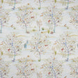 CLARKE AND CLARKE F1147/01.CAC.0 COPPICE AUTUMN/CREAM Fabric - Eade's Wallpaper