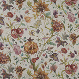 CLARKE AND CLARKE F1149/01.CAC.0 DELILAH CULLA SPICE/LINEN Fabric - Eade's Wallpaper