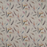 CLARKE AND CLARKE F1153/01.CAC.0 FEATHER NICA CREAM Fabric - Eade's Wallpaper