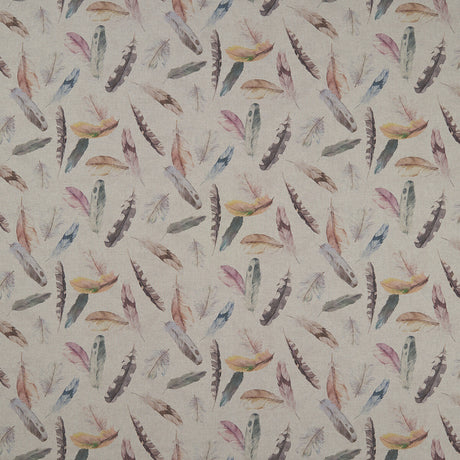 CLARKE AND CLARKE F1153/01.CAC.0 FEATHER NICA CREAM Fabric - Eade's Wallpaper