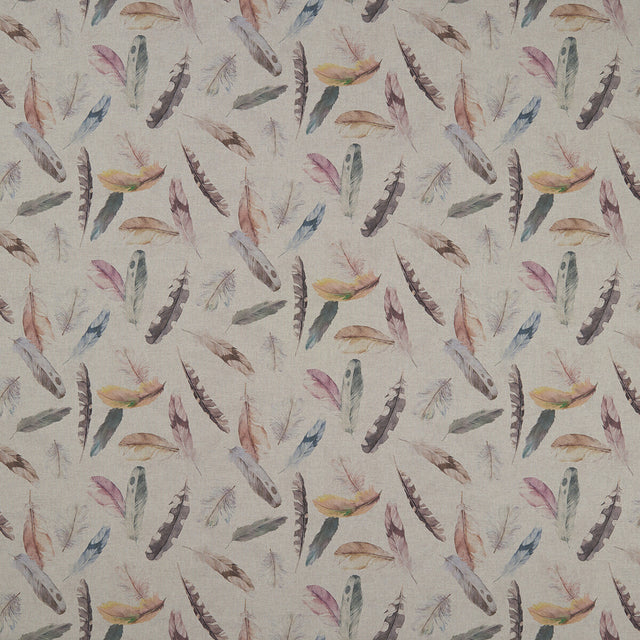 CLARKE AND CLARKE F1153/01.CAC.0 FEATHER NICA CREAM Fabric - Eade's Wallpaper
