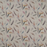 CLARKE AND CLARKE F1153/01.CAC.0 FEATHER NICA CREAM Fabric - Eade's Wallpaper
