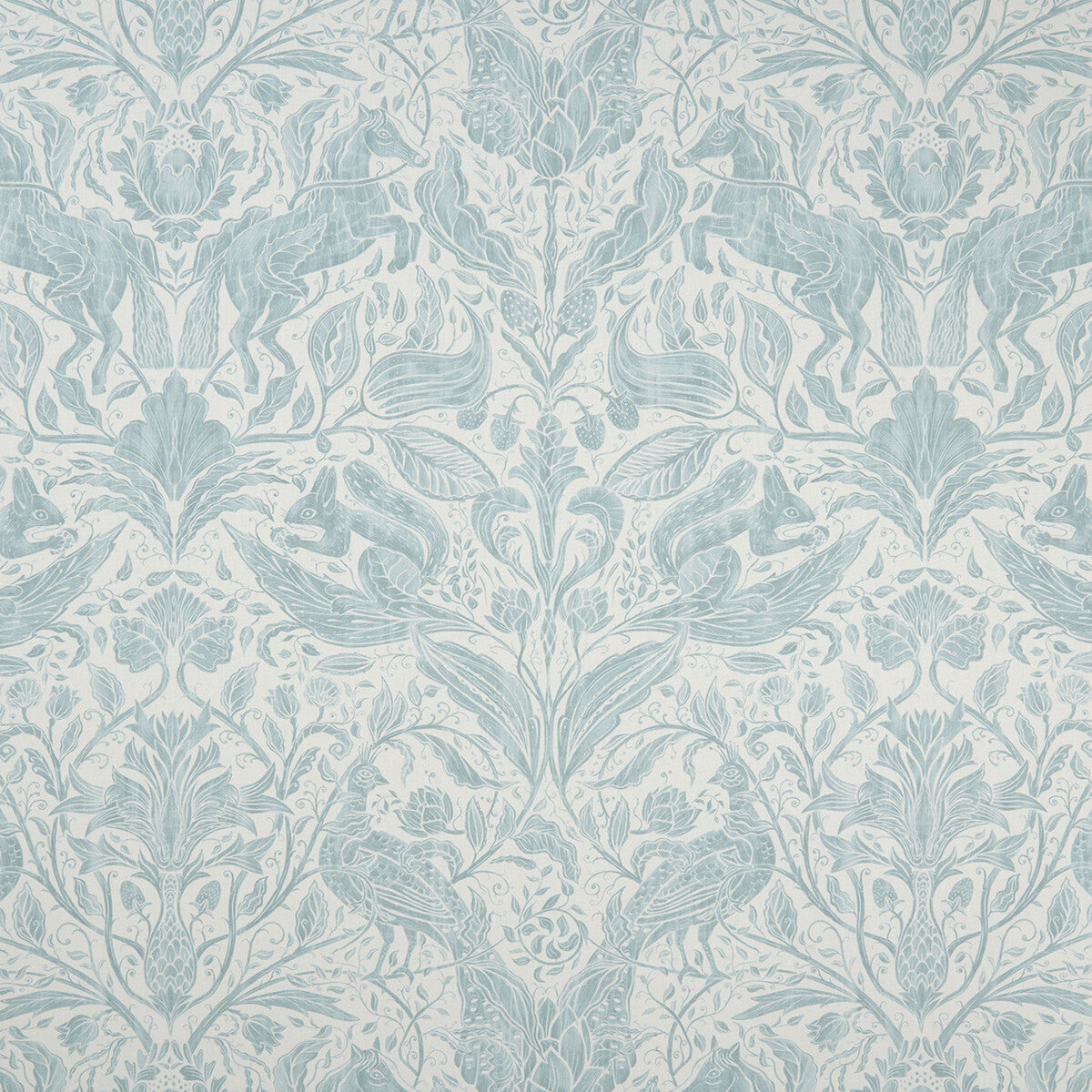 CLARKE AND CLARKE F1159/02.CAC.0 FOREST TRAIL DUCKEGG Fabric - Eade's Wallpaper