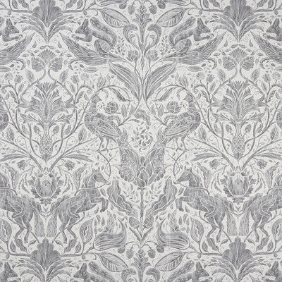 CLARKE AND CLARKE F1159/03.CAC.0 FOREST TRAIL SMOKE Fabric - Eade's Wallpaper