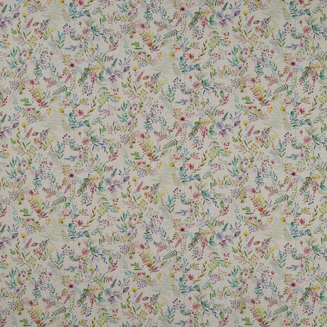 CLARKE AND CLARKE F1161/01.CAC.0 FORGET ME NOT LINEN Fabric - Eade's Wallpaper