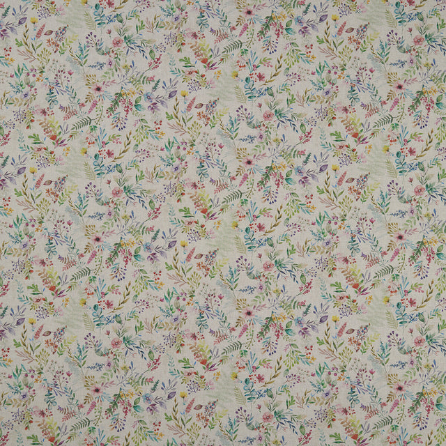 CLARKE AND CLARKE F1161/01.CAC.0 FORGET ME NOT LINEN Fabric - Eade's Wallpaper