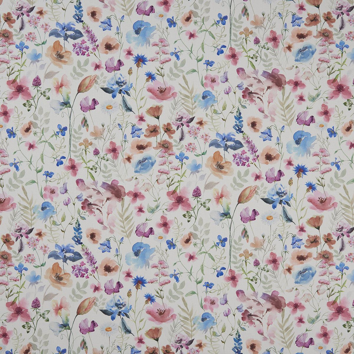 CLARKE AND CLARKE F1164/01.CAC.0 LOLITA MULTI/CREAM Fabric - Eade's Wallpaper