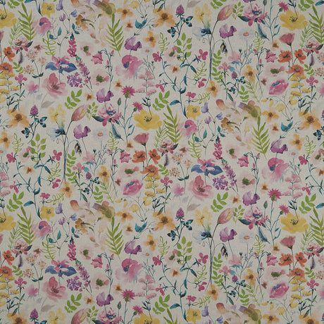 CLARKE AND CLARKE F1165/01.CAC.0 LOLITA SUMMER/LINEN Fabric - Eade's Wallpaper