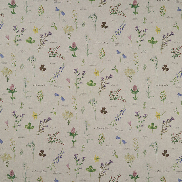 CLARKE AND CLARKE F1167/01.CAC.0 NERIUM LINEN Fabric - Eade's Wallpaper