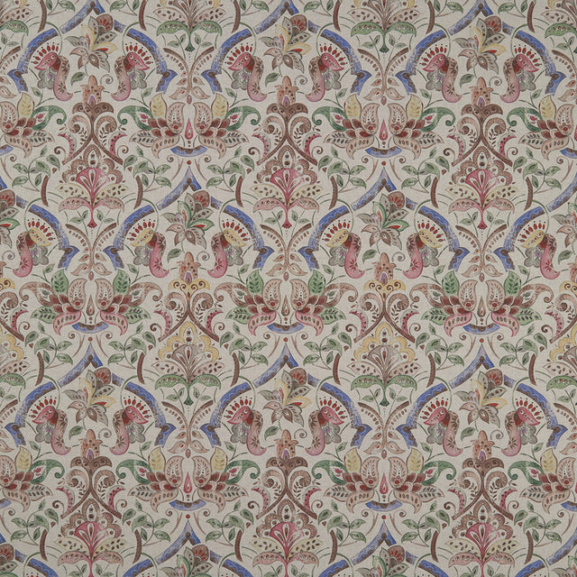 CLARKE AND CLARKE F1172/02.CAC.0 ROSALIE MULTI Fabric - Eade's Wallpaper