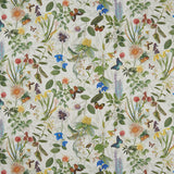 CLARKE AND CLARKE F1173/01.CAC.0 SECRET GARDEN CREAM Fabric - Eade's Wallpaper