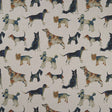 CLARKE AND CLARKE F1176/01.CAC.0 WALKIES LINEN Fabric - Eade's Wallpaper