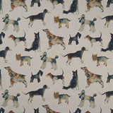 CLARKE AND CLARKE F1176/01.CAC.0 WALKIES LINEN Fabric - Eade's Wallpaper