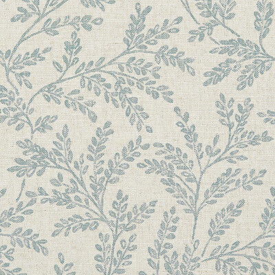 CLARKE AND CLARKE F1179/09.CAC.0 FERNDOWN TEAL Fabric - Eade's Wallpaper