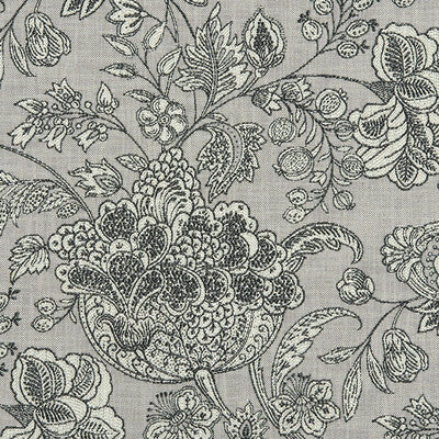 CLARKE AND CLARKE F1181/02.CAC.0 WOODSFORD CHARCOAL Fabric - Eade's Wallpaper